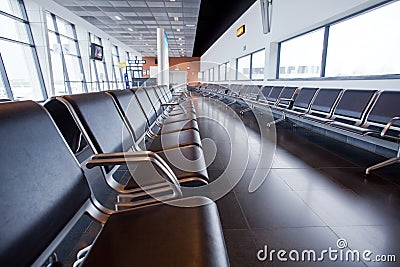 Airport interior Stock Photo