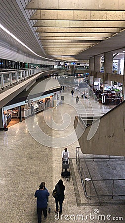 Airport internal view Editorial Stock Photo