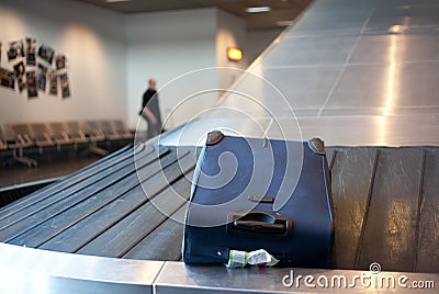 Airport luggage claim Stock Photo