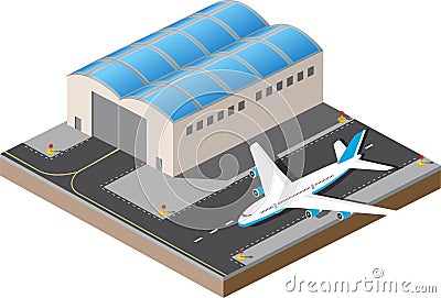 Airport Vector Illustration