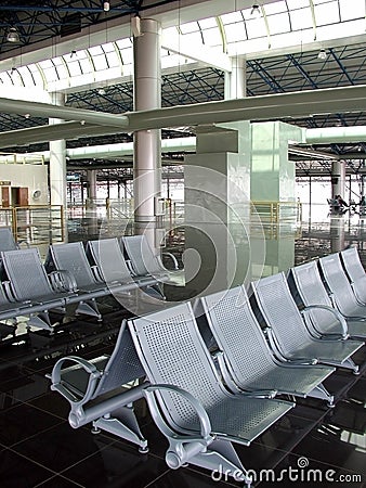 Airport Seating 3 Stock Photo