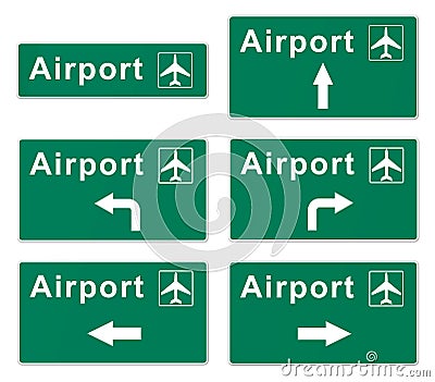 airport location signs