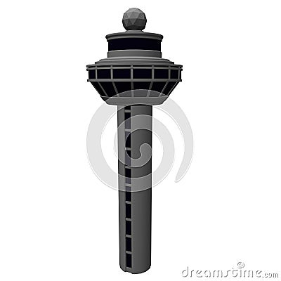 Airport tower Stock Photo