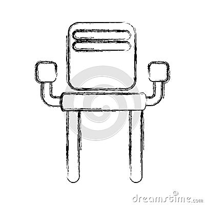 Airport waiting room icon Vector Illustration