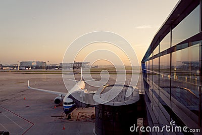 Airport waitting room Editorial Stock Photo