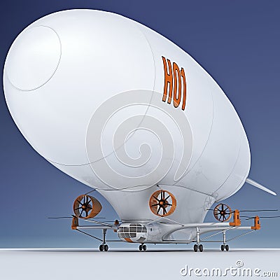 Airship Stock Photo