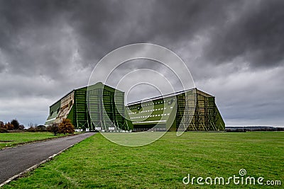 Airship Hanger Editorial Stock Photo