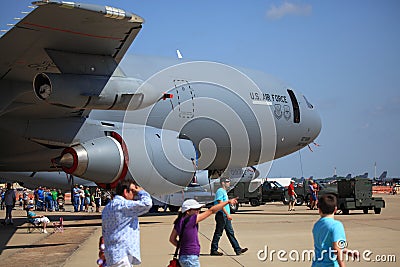 Airshow at Barksdale AFB Editorial Stock Photo