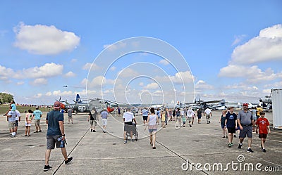 Airshow in Pensacola, Florida Editorial Stock Photo