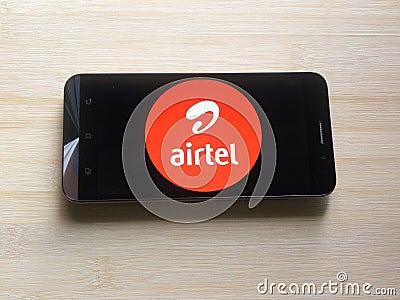 Airtel app Editorial Stock Photo