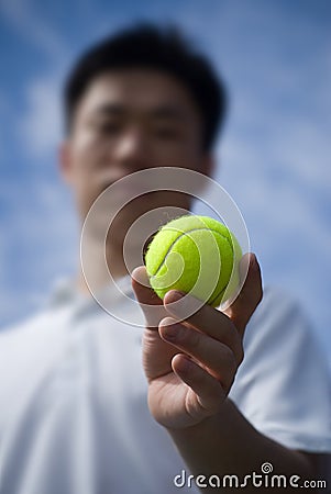 Aisan Tennis Player Stock Photo