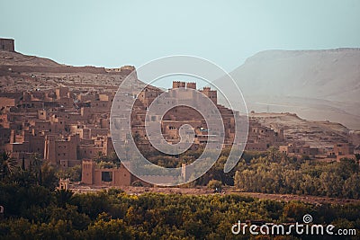 Ait Benhaddou fortress town close to Ouarzazate in Morocco Stock Photo