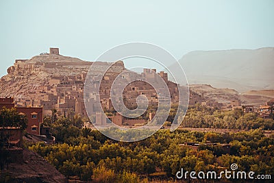 Ait Benhaddou fortress town close to Ouarzazate in Morocco Stock Photo