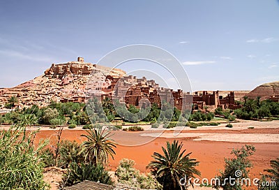 Ait Benhaddou, moroccan ancient fortress Stock Photo