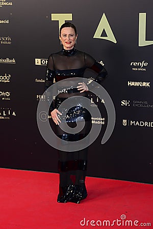 Aitana Sanchez Gijon attends the Talia Awards 2024 Madrid Spain Editorial Stock Photo