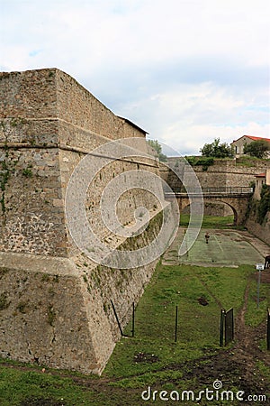 Ajaccio fortress Stock Photo