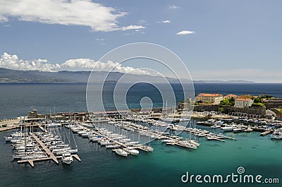 Ajaccio marina Stock Photo