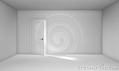 Ajar door Stock Photo