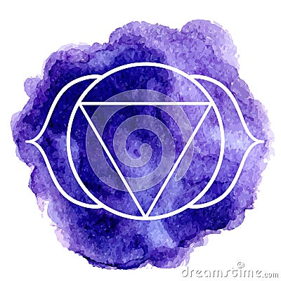 Ajna chakra Vector Illustration