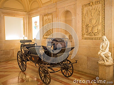 Ajuda entrance hall Editorial Stock Photo