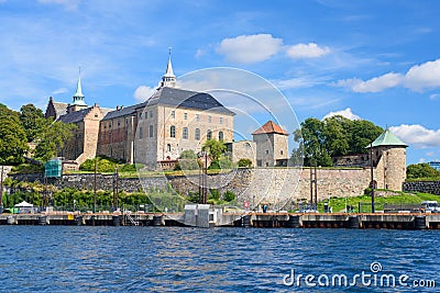 Akershus Fortress in Oslo Stock Photo