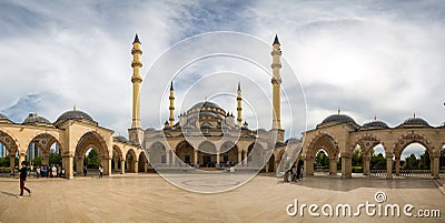 Akhmad Kadyrov Mosque Editorial Stock Photo