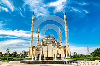 The Heart of Chechnya Mosque in Grozny, Russia Stock Photo