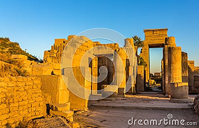 Akhmenu (Festival Temple of Thutmose III) - Egypt Stock Photo