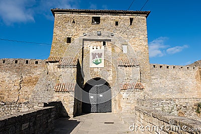 Akkerman fortress on the bank of the Dniester estuary, Odessa region Editorial Stock Photo