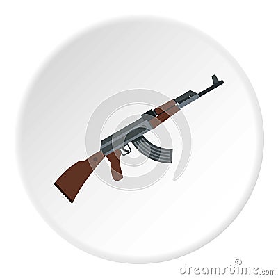 Akm icon circle Vector Illustration