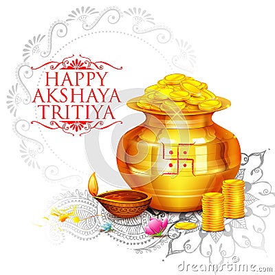 Akshay Tritiya celebration Vector Illustration