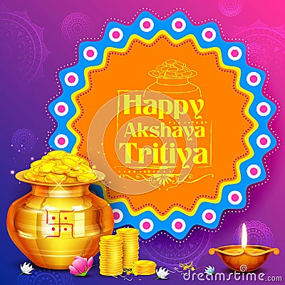 Akshay Tritiya celebration Vector Illustration