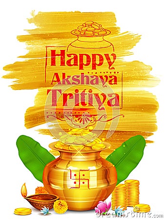 Akshay Tritiya celebration Vector Illustration