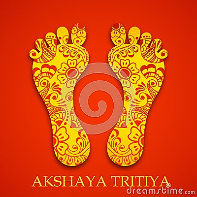 Akshaya Tritiya Cartoon Illustration