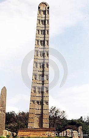 Aksum stele Stock Photo