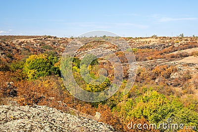 Aktovsky canyon Stock Photo