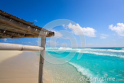 Akumal Caribbean beach in Riviera Maya Stock Photo