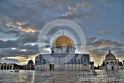 Al-Aqsa Mosque Stock Photo