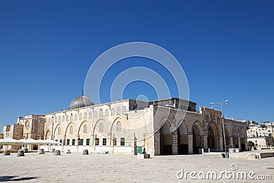 Al Aqsa Mosque Stock Photo