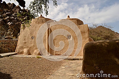 Al Bidya Mosque in Fujeirah Stock Photo