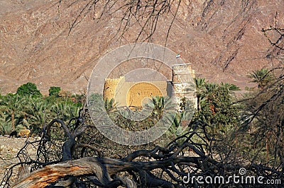 Al Bithna Fort, near Fujaira, Circa 1735 Stock Photo