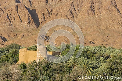 Al Bithnah Fort in Fujairah, UAE Stock Photo