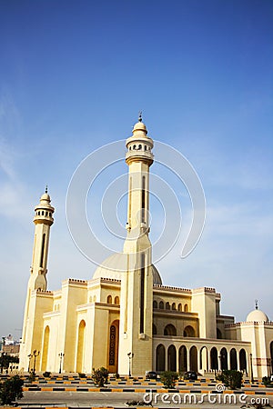 Al Fateh Grand Mosque in Manama, Bahrain Editorial Stock Photo