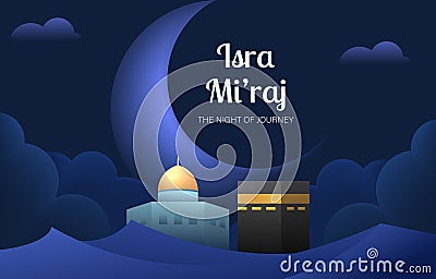 Al-Isra wal Mi'raj Stock Photo