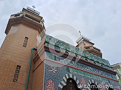 Al-Ma& x27;mur Mosque. This mosque is 3 centuries old, in 1700 this mosque was built. Stock Photo