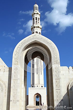 Al Qubrah Mosque in Muscat Oman Stock Photo