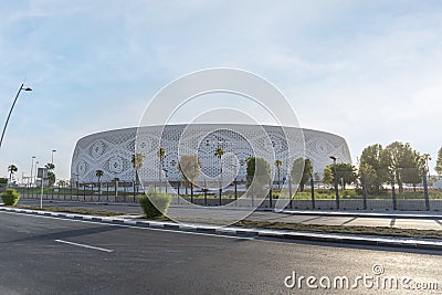 Al-Thumama Stadium is a football stadium in Al Thumama, Qatar. Editorial Stock Photo