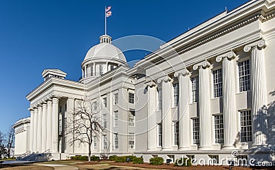 Alabama State Capitol Building Stock Photo