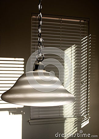 Alabaster Lamp Stock Photo