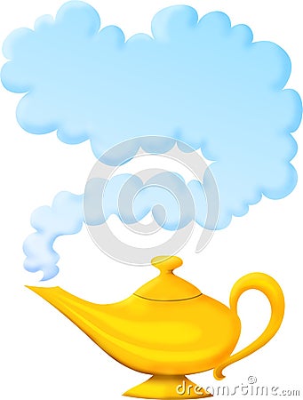 Aladdin's Lamp Stock Photo